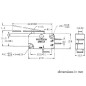 MICRORUPTEUR 12A, LONG LEVIER DE COMMANDE