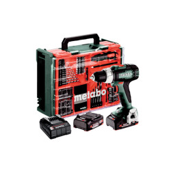 Perceuse-visseuse sans fil BS 18 L, 18 V, 2 x 2 Ah Li-power, chargeur 