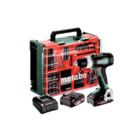 Perceuse-visseuse sans fil BS 18 L, 18 V, 2 x 2 Ah Li-power, chargeur 