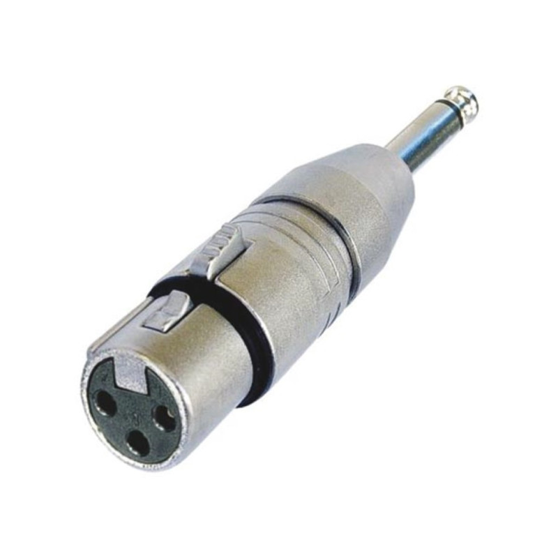 NEUTRIK - FICHE XLR 3 PÔLES FEMELLE VERS MONO 1/4"