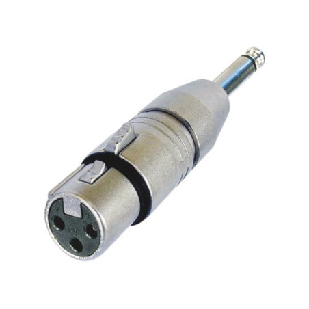 NEUTRIK - FICHE XLR 3 PÔLES FEMELLE VERS MONO 1/4" - VS