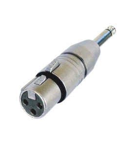 NEUTRIK - FICHE XLR 3 PÔLES FEMELLE VERS MONO 1/4" - VS