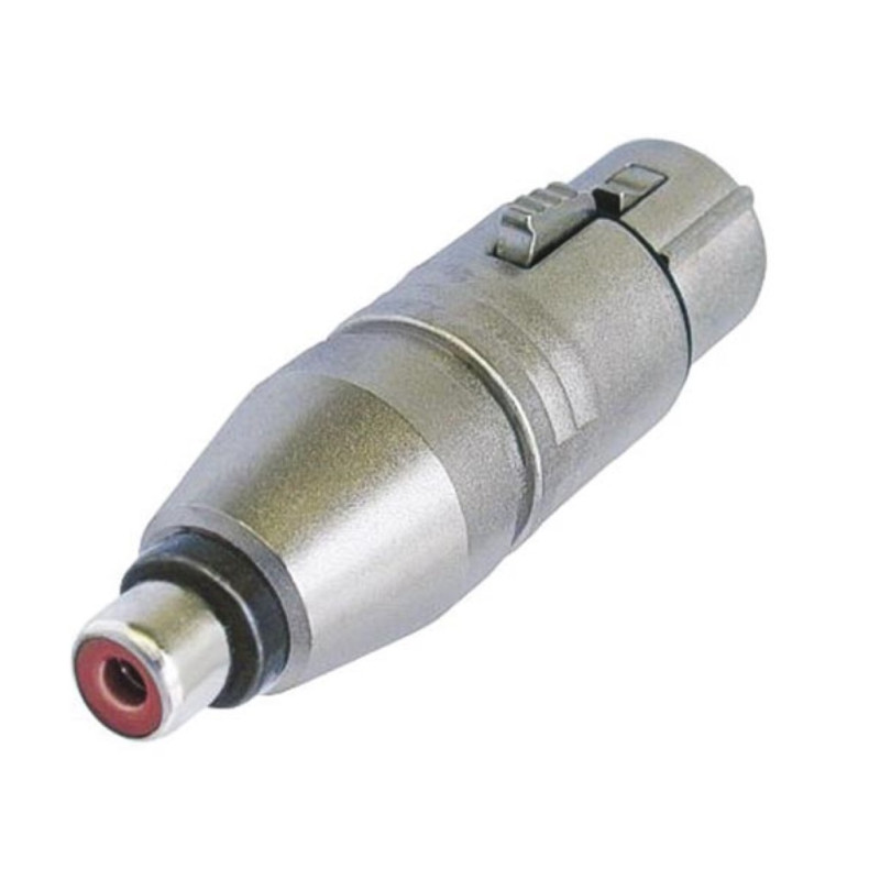NEUTRIK - XLR 3 PÔLES FEMELLE VERS RCA/PHONO FEMELLE