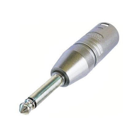 NEUTRIK - FICHE XLR 3 PÔLES MÂLE VERS MONO 1/4" - VS