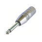 NEUTRIK - FICHE XLR 3 PÔLES MÂLE VERS MONO 1/4"