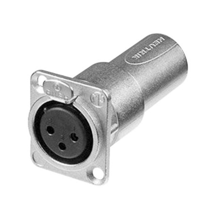 NEUTRIK - ADAPTATEUR DE TRAVERSÉE XLR FEMELLE-MÂLE POUR MONTAGE SUR PA