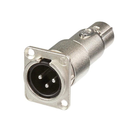 NEUTRIK - EMBASE XLR MÂLE VERS XLR FEMELLE - TRAVERSÉE DE PANNEAU - VS