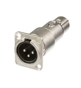 NEUTRIK - EMBASE XLR MÂLE VERS XLR FEMELLE - TRAVERSÉE DE PANNEAU - VS