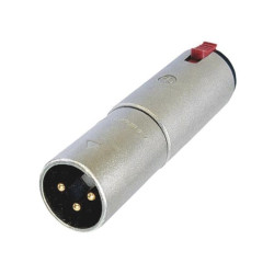 NEUTRIK - XLR 3 PÔLES MÂLE VERS JACK STÉRÉO 1/4" VERROUILLABLE - VS