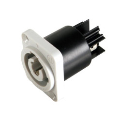 NEUTRIK - POWERCON, EMBASE 3 POINTS, GRIS, RENFORCE / SORTIE SECTEUR -