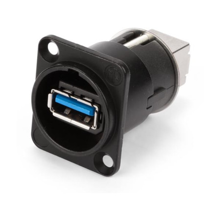 NEUTRIK - CHANGEUR DE GENRE USB 3.0 RÉVERSIBLE (TYPE A ET B) - BOÎTIER
