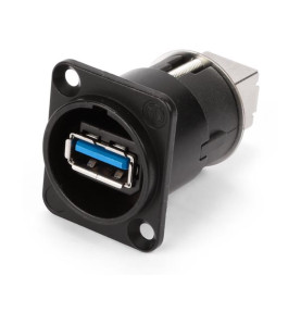 NEUTRIK - CHANGEUR DE GENRE USB 3.0 RÉVERSIBLE (TYPE A ET B) - BOÎTIER