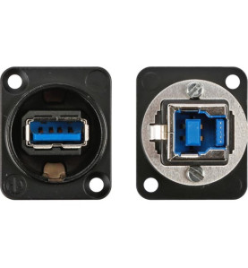 NEUTRIK - CHANGEUR DE GENRE USB 3.0 RÉVERSIBLE (TYPE A ET B) - BOÎTIER