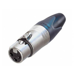NEUTRIK - CONNECTEUR XLR, 3 POINTS FEMELLE, ARGENTÉ, NICKEL - VS