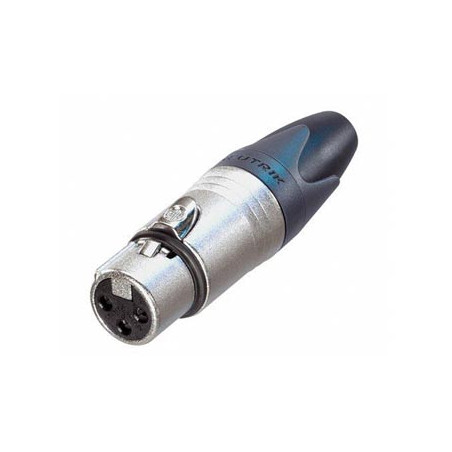 NEUTRIK - CONNECTEUR XLR, 3 POINTS FEMELLE, ARGENTÉ, NICKEL - VS