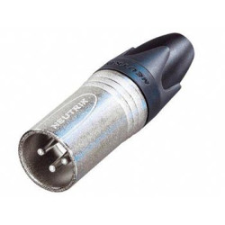 NEUTRIK - CONNECTEUR XLR, 3 POINTS MÂLE, ARGENTÉ, NICKEL - VS
