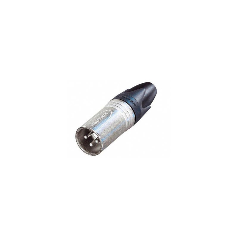 NEUTRIK - CONNECTEUR XLR, 3 POINTS MÂLE, ARGENTÉ, NICKEL