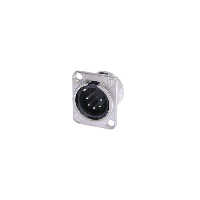 NEUTRIK - EMBASE XLR, 5 POINTS MALE, ARGENTE, NICKEL, TYPE D