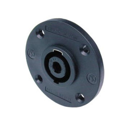NEUTRIK - EMBASE SPEAKON, 4 POINTS MÂLE, NOIR, TYPE D, ROND - VS