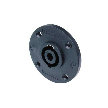 NEUTRIK - EMBASE SPEAKON, 4 POINTS MÂLE, NOIR, TYPE D, ROND - VS
