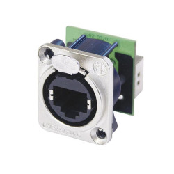 NEUTRIK - ETHERCON - CHÂSSIS MÉTALLIQUE AVEC RJ45 STANDARD MONTÉ À L'A