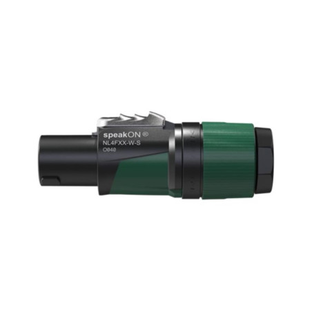 NEUTRIK - Connecteur de câble speakON 4 pôles, borne à vis, serre-câble pour câbles de 6 à 12 mm de diamètre