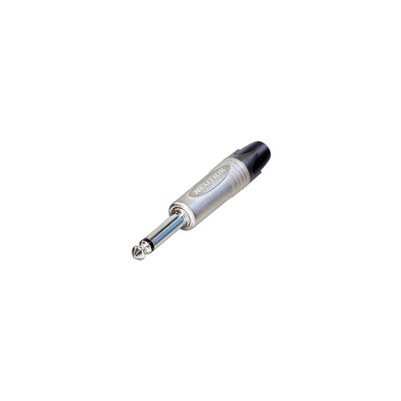 NEUTRIK - CONNECTEUR JACK, 2 POINTS MALE, 6.3mm, NICKELÉ