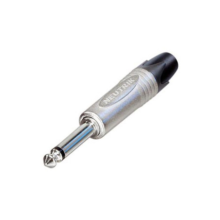 NEUTRIK - CONNECTEUR JACK, 2 POINTS MALE, 6.3mm, NICKELÉ - VS