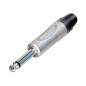 NEUTRIK - CONNECTEUR JACK, 2 POINTS MALE, 6.3mm, NICKELÉ