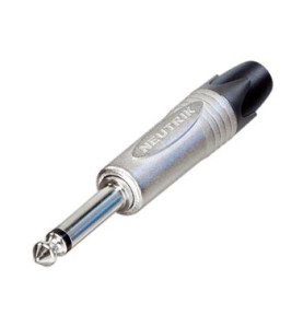 NEUTRIK - CONNECTEUR JACK, 2 POINTS MALE, 6.3mm, NICKELÉ - VS