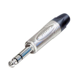 NEUTRIK - CONNECTEUR JACK, 3 POINTS MALE, 6.3mm, NICKELÉ - VS