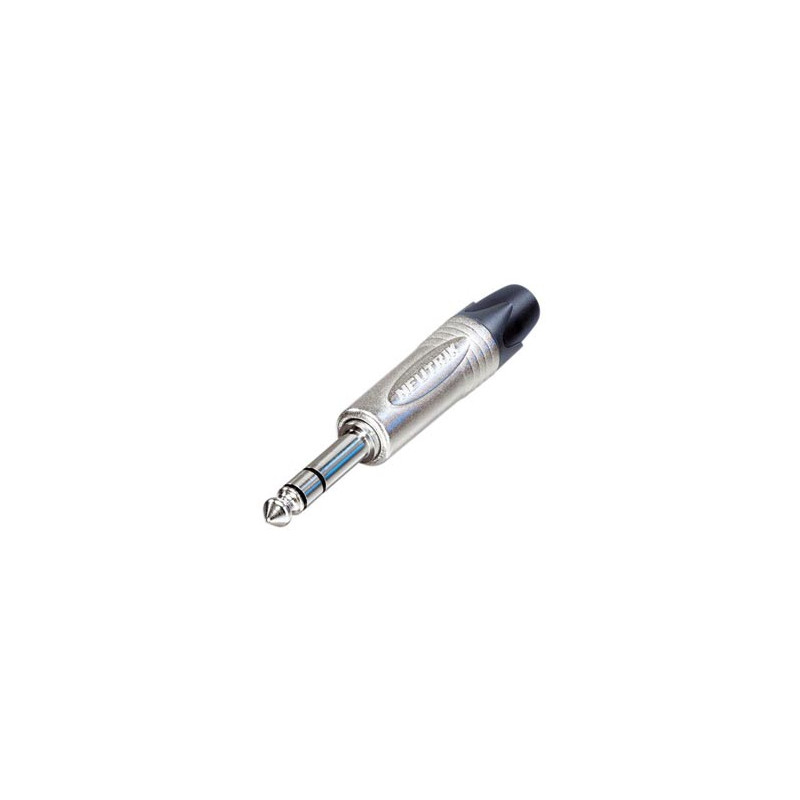 NEUTRIK - CONNECTEUR JACK, 3 POINTS MALE, 6.3mm, NICKELÉ