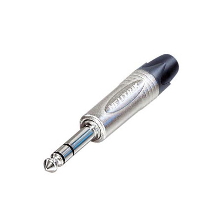 NEUTRIK - CONNECTEUR JACK, 3 POINTS MALE, 6.3mm, NICKELÉ - VS