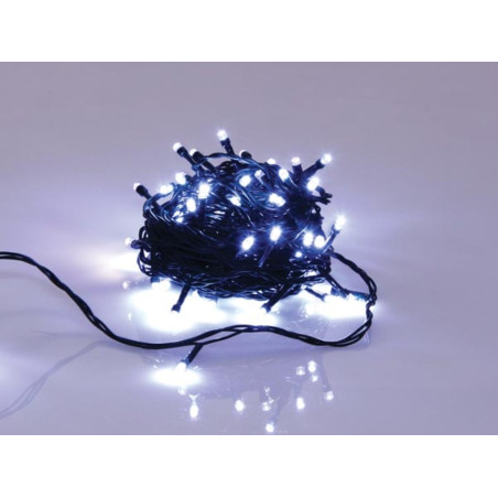 Novalight LED - 12 m - 80 lampes blanches - fil vert - Velleman
