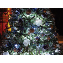 Novalight LED - 12 m - 80 lampes blanches - fil vert