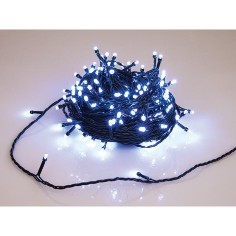 Novalight LED - 24 m - 160 lampes blanches - fil vert