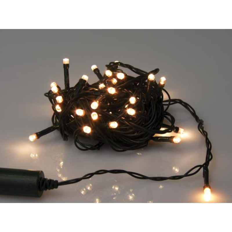 Novalight LED - 6 m - 40 lampes blanc arizona - fil vert
