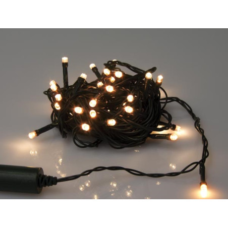 Novalight LED - 6 m - 40 lampes blanc arizona - fil vert - Velleman
