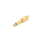 FICHE RCA FEMELLE VERS JACK MALE 6.35mm MONO - DORE