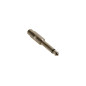 FICHE RCA FEMELLE VERS JACK MALE 6.35mm MONO - NICKELÉ
