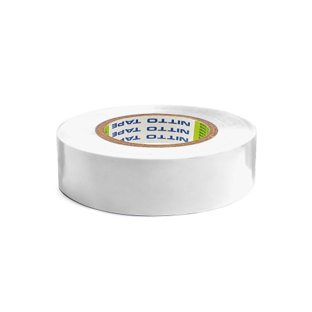 NITTO - RUBAN ADHESIF ISOLANT - BLANC - 19 mm x 20 m - PRL