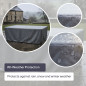 Housse extérieure pour ensemble de jardin rectangulaire - 285x180x95cm
