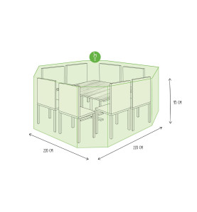 Housse d'extérieur pour ensemble de jardin octogonal - PRL