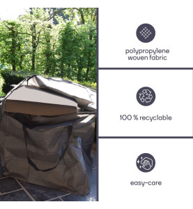 Housse extérieure pour coussins de salon - 75x75x90cm - PRL