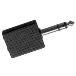 DOUBLE JACK FEMELLE 3.5mm STEREO VERS JACK MALE 6.35mm STEREO - Vellem