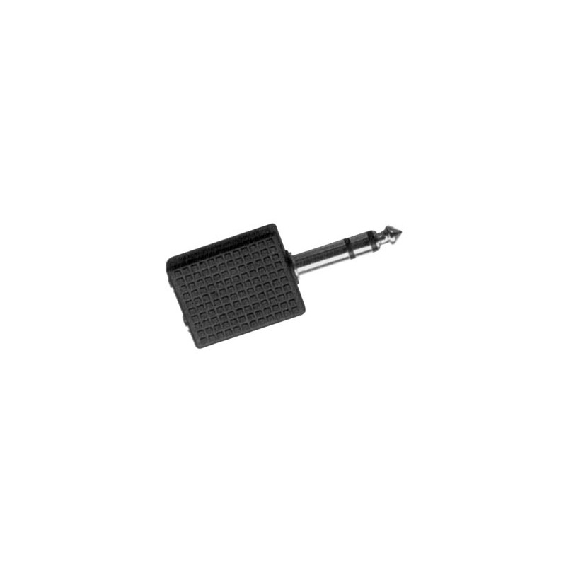 DOUBLE JACK FEMELLE 3.5mm STEREO VERS JACK MALE 6.35mm STEREO
