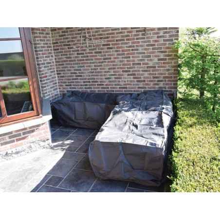 Housse d'extérieur pour salon en L - 300x300x70cm