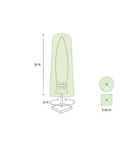 Housse d'extérieur pour parasol max. Ø 400 cm - PRL