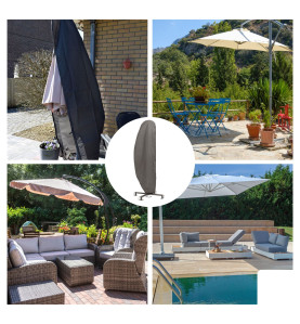 Housse d'extérieur pour parasol à bras libre Ø max. 350 cm - PRL