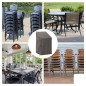 Housse d'extérieur pour chaises empilables - 95 cm